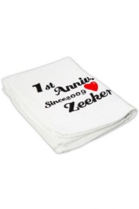 A087 custom embroidered towels, personalised embroidered towels, custom logo embroidered towels